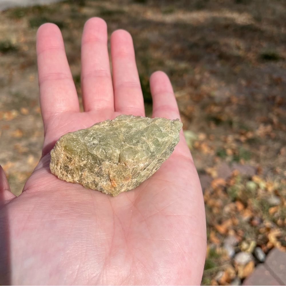 Aquamarine crystal chunk